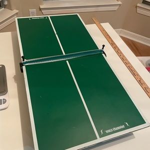 DESKTOP TABLE TENNIS SET INCLUDING 2 RACKETS AND 2 BALLS TRAVEL CASE PORTABLE